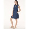 Jones New York Flutter Sleeve Shift Dress, Soft Denim - 2 of 3