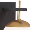 George Kovacs Alluria 9 3/4" High Black and Gold Wall Sconce - 2 of 2