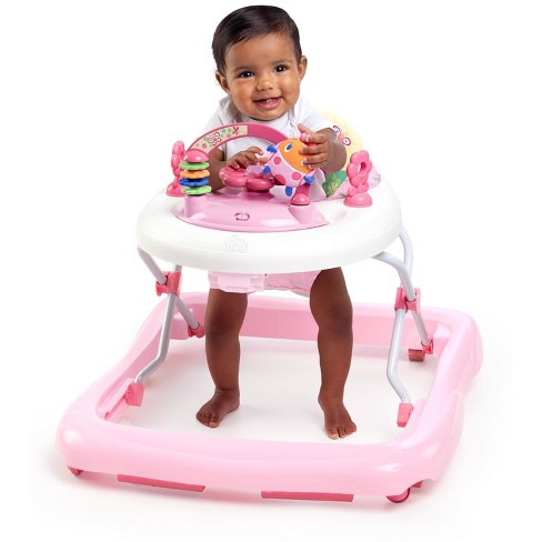 Bright Starts Pretty in Pink JuneBerry Delight Walk-A-Bout Baby Walker