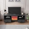 70 Inch Modern TV Stand with 2 Drawers and 4 Storage Shelves, Wood Media Console Cabinet for Living Room, Bedroom, Entertainment Center - 2 of 4