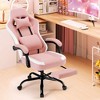 JIONJOY Ergonomic Gaming Chair with Footrest - High Back Lumbar Support, Adjustable Recline& Height, Swivel Computer Desk Chair - 3 of 4