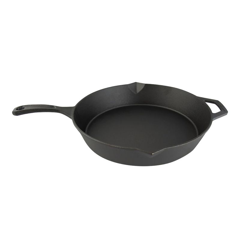 Taste of Home® Pre-Seasoned Cast Iron Skillet with Pour Spouts and Handles, 1 of 11