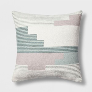 Southwest Geo Square Throw Pillow Green - Project 62