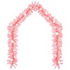 Garland Pink PVC Large Christmas Garland Spiral Modern - 3 of 4