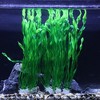 Unique Bargains Aquarium Decorations Fish Tank Artificial Plants Green 12.20" 10 Pcs - 2 of 4
