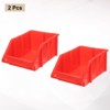 Unique Bargains Plastic Stackable Garage Closet Organization Shelf Bins 2 Pcs - 3 of 4