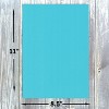 Hamilco Colored Cardstock Scrapbook Paper 8.5" x 11" Electric Blue Color Card Stock Paper 50 Pack - 2 of 4