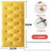TROPOW Wall Padding 3D Anti-Collision - 2 Pc Upholstered Self-Adhesive Wall Panels, Headboard for Bedroom/Living Room - 2 of 4