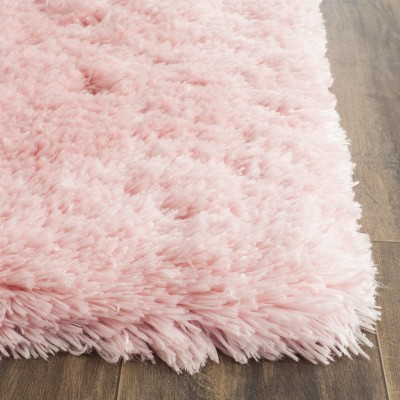 Ivory Hand-Tufted Shag Sheepskin Round Area Rug