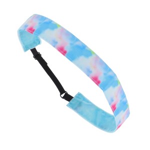 Unique Bargains Non Slip Tie-dye Headband Sky Blue 1 Pc - 1 of 4