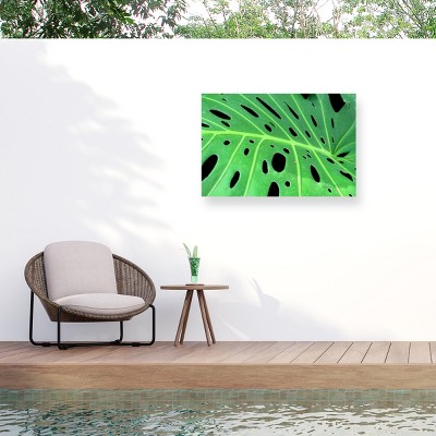"Tropical Leaf" Outdoor Canvas