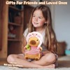 TITQWOP Cute Capybara Plush with 9 Pcs of Clothing and Accessories Super Soft Capybara Stuffed Animal Plush Toy is Suitable for Kids - 4 of 4