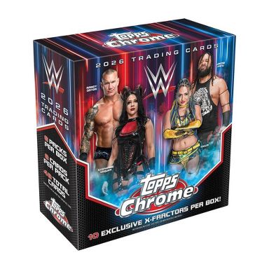 2026 Topps WWE Chrome Wrestling Trading Card Mega Box