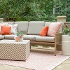 Leisure Made Riviera 5pc Wicker Sectional in Tan Fabric - 3 of 4
