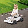 Electric Kids Go Kart 6V Ride On Toy with Pedal Control, 2 MPH Speed, LED Light & 44 lb Load for Ages 2+ - 2 of 4