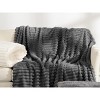 White Warm Blanket with Breathable and Soft for Couch and Bed - 4 of 4
