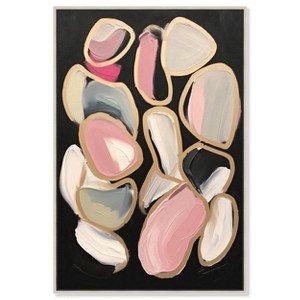 Art Remedy My Petals Contemporary Shapes Abstract Wall Art Framed - 1 of 4