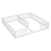 NicBex Double Twin Size Wood Montessori Bed,Floor Bed with Safety Guardrails,Modern Toddler Bed for Bedroom - 4 of 4