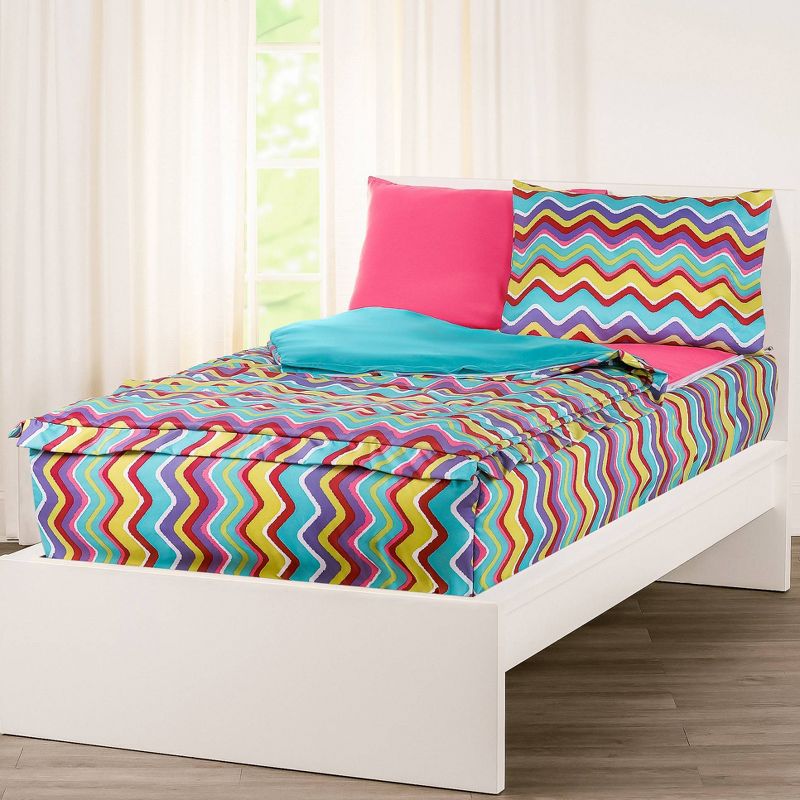 Color Palette Bunkie Deluxe Zipper Bedding Set - SIScovers, 1 of 11