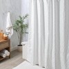 Moda at Home Diamant Shower Curtain White - 2 of 4