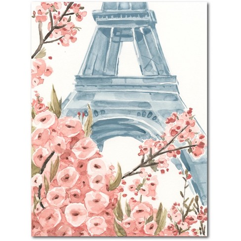 Courtside Market Paris Cherry Blossoms I Gallery-Wrapped Canvas - image 1 of 3