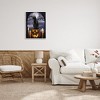 Stupell Industries Full Moon Halloween Night Spooky Black Cat Jack-o'-lantern Framed Giclee Art - 3 of 4