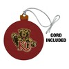 Kutztown Primary Logo Wood Christmas Tree Holiday Ornament - 2 of 4