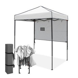 EAGLE PEAK 6'x4'Instant Pop Up Canopy with Adjustable Sun Wall - 1 of 4