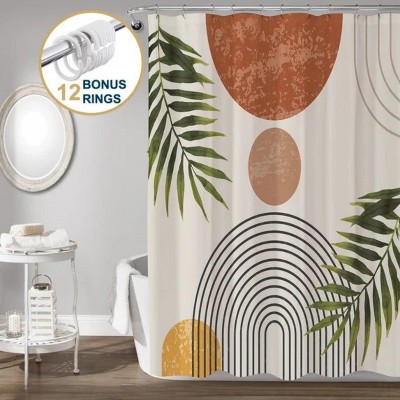 LunaLulinlk Shower Curtain with Hooks – Heavy-Duty Mold/Mildew-Resistant