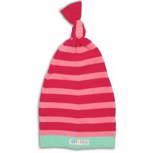Pavilion Gift Company - Pink Stripe - 0-12 Month Baby Hat - Hats - 1 of 4