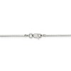 Black Bow Jewelry 1.5mm Sterling Silver, Octagonal Solid Snake Chain Necklace - 4 of 4