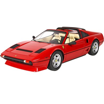 1983 Ferrari 208 GTS Turbo Convertible Rosso Corsa Red with DISPLAY CASE LTD ED to 499 pieces Worldwide 1/18 Model Car by BBR