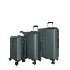 IZOD Skye Expandable ABS Hard shell Lightweight 360 Dual Spinning Wheels Combo Lock - 28", 24", 20" 3 Piece Luggage Set - 2 of 4