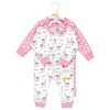 Hudson Baby Infant Girl Cotton Sleep and Play, Llama - 2 of 4