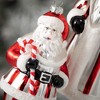7"H and 6.5"H Sullivans Santa Ornament - Set of 2  Multicolored Christmas Ornaments - 2 of 2