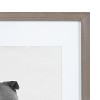 DesignOvation Gallery Rectangle Wood Wall Frame, 11x14 matted to 8x10, Distressed Gray - 4 of 4