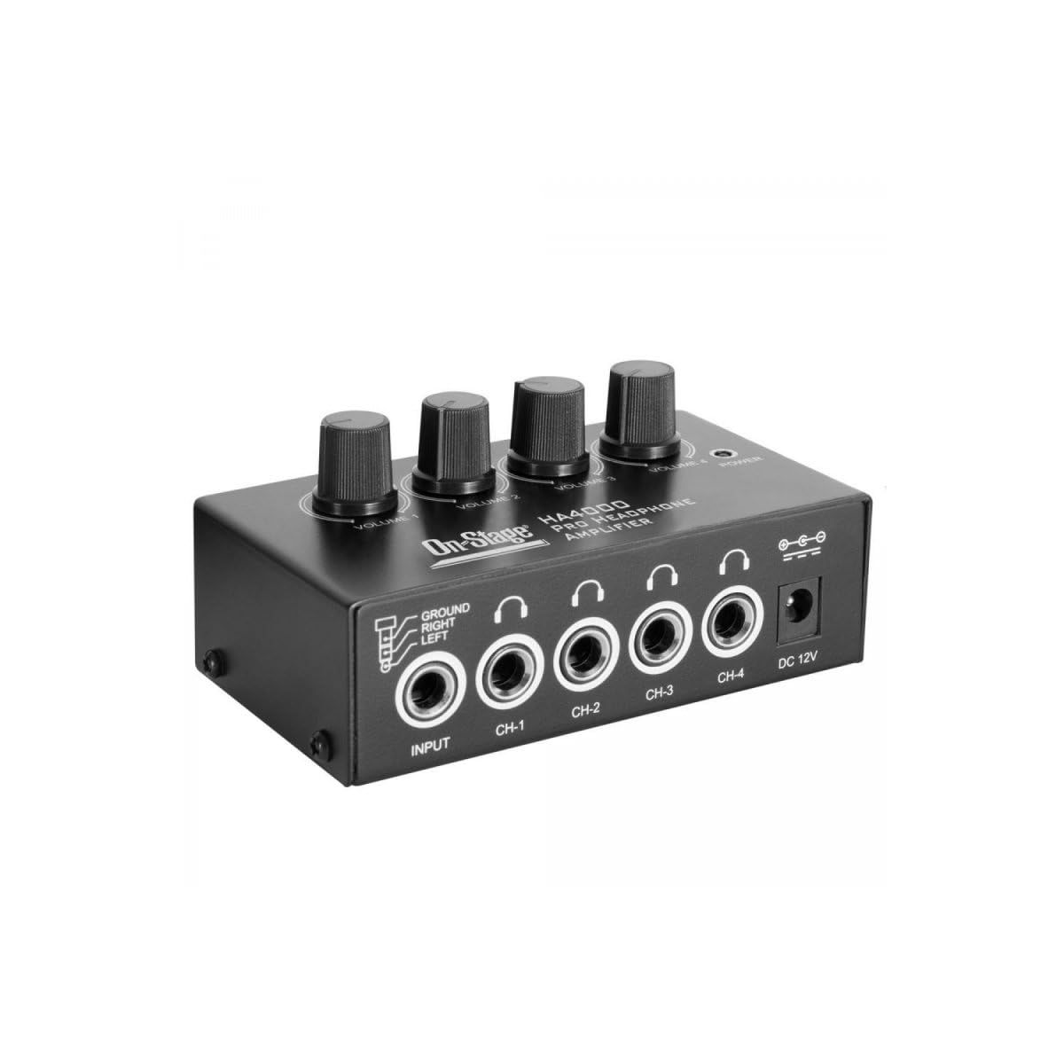On-Stage HA4000 Four-Channel Headphone Amp - thumbnail 5