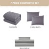 Nanshing 7pc Full Anneli Comforter Bedding Set Purple - 4 of 4