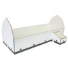 1/64 White & Gray 60ft x 120ft Wooden Dairy Barn with Milk House STA-221 - 4 of 4