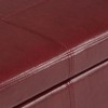 NicBex 47.6" Storage Bench Rectangle Ottoman with Storage Faux Leather Nail Head Trim Bench for Bedroom, Entryway - 2 of 4