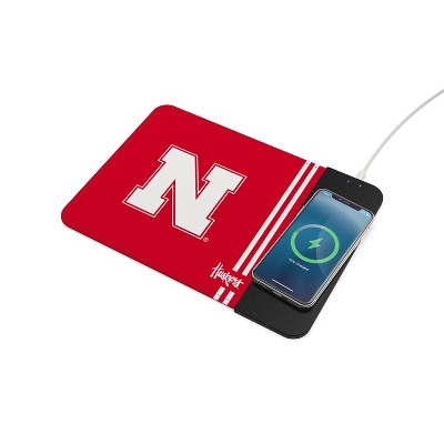 NCAA Nebraska Cornhuskers Wireless Charging Mousepad