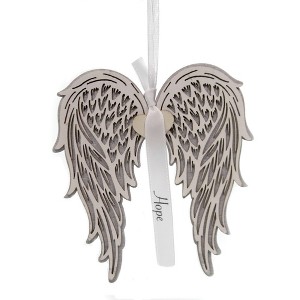 4.0 Inch Hope Wing Angel Support Comfort Tree Ornaments - 1 of 3