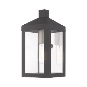 Livex Lighting Nyack 1 - Light Wall Light in  Scandinavian Gray - 1 of 4