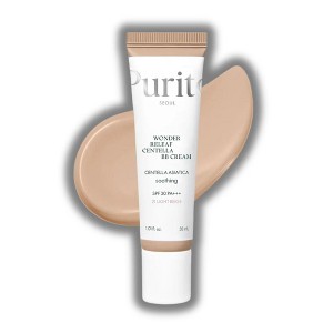 Purito Seoul Wonder Releaf Centella BB Cream SPF 30 PA+++ (1.01oz) | Conceals dark circles and blurs imperfections.- (21 Light Beige) - 1 of 2