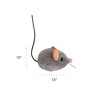 Catstages Squeak Squeak Mouse Catnip Cat Plush Toy - Gray - 4 of 4