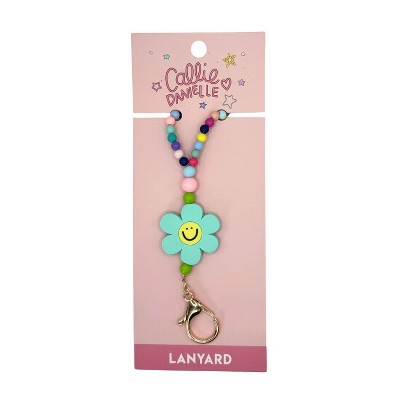 Callie Danielle Teacher Lanyard Beaded Flower