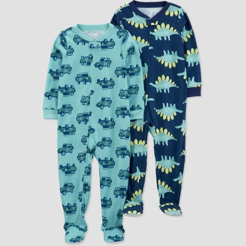 Carter's Just One You® Toddler Boys' 2pk Footed Pajama - image 1 of 3