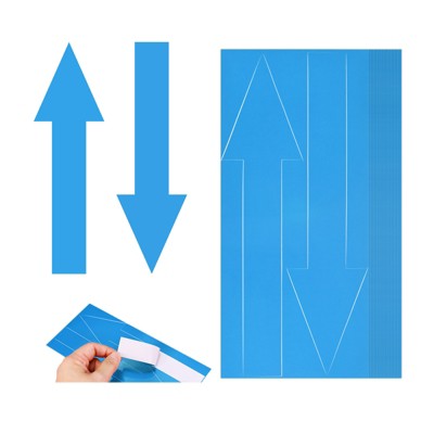 Unique Bargains PVC Self Adhesive Waterproof Office Marking Arrow Sticker 40 Pcs