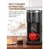 ZAFRO Single Serve Coffee Maker, K Cup Coffee Brewer for Capsule and Ground Coffee, Capsule Coffee Machine with 40 Oz Water Tank, Black - 2 of 4