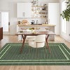 Geometric Living Room Rugs, Washable Bordered Print Soft Bedroom Carpet - 3 of 4